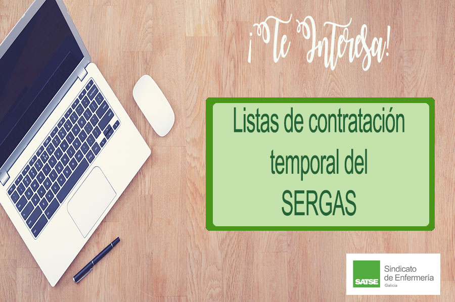 Listas contatación temporal Sergas