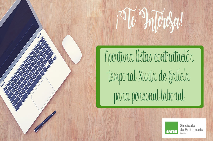 Listas contatación temporal Xunta de Galicia