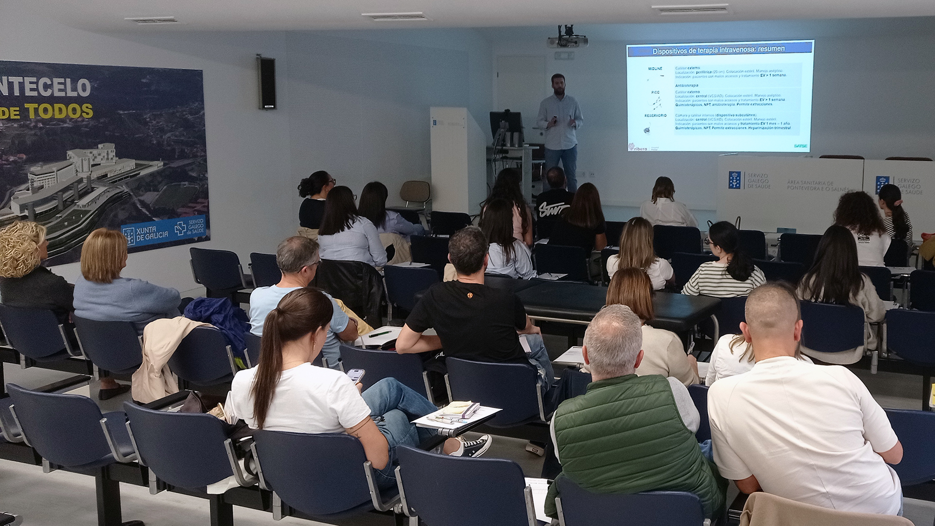 Curso de SATSE sobre ecografía ante los accesos vasculares aplicada a la enfermería