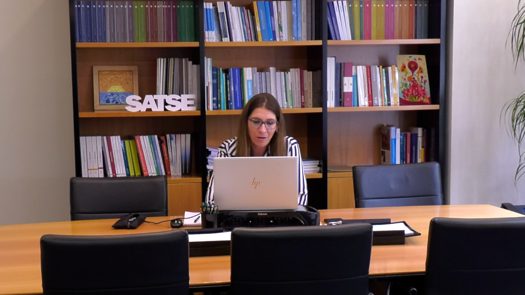 La presidenta de SATSE, en una reunión telemática con el Grupo Socialista en el Congreso de los Diputados
