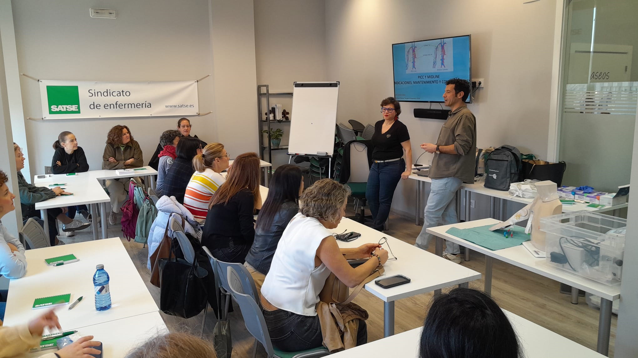 SATSE Ourense ha organizado un exitoso curso de manejo de PICCs
